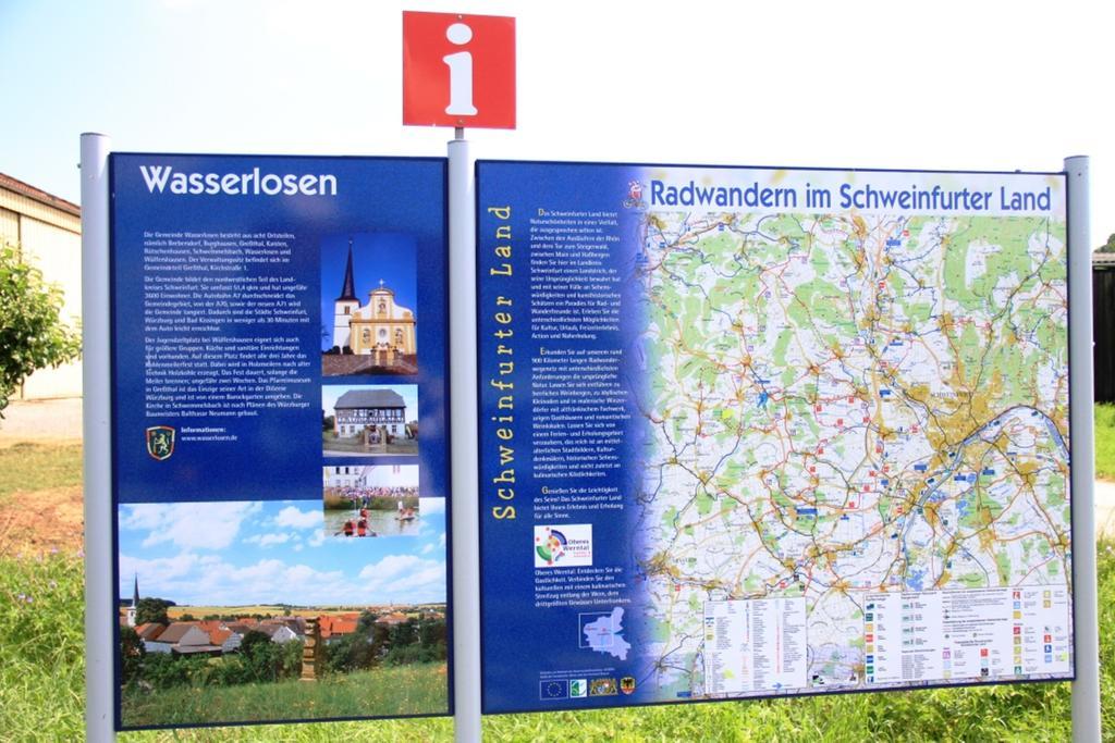 Landgasthof Frankentor Wasserlosen Esterno foto