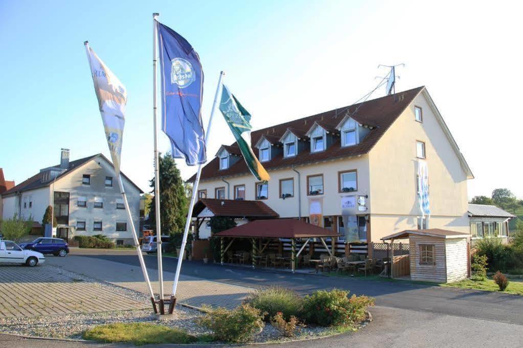 Landgasthof Frankentor Motel Wasserlosen Esterno foto